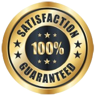 Satisfaction guaranteed badge